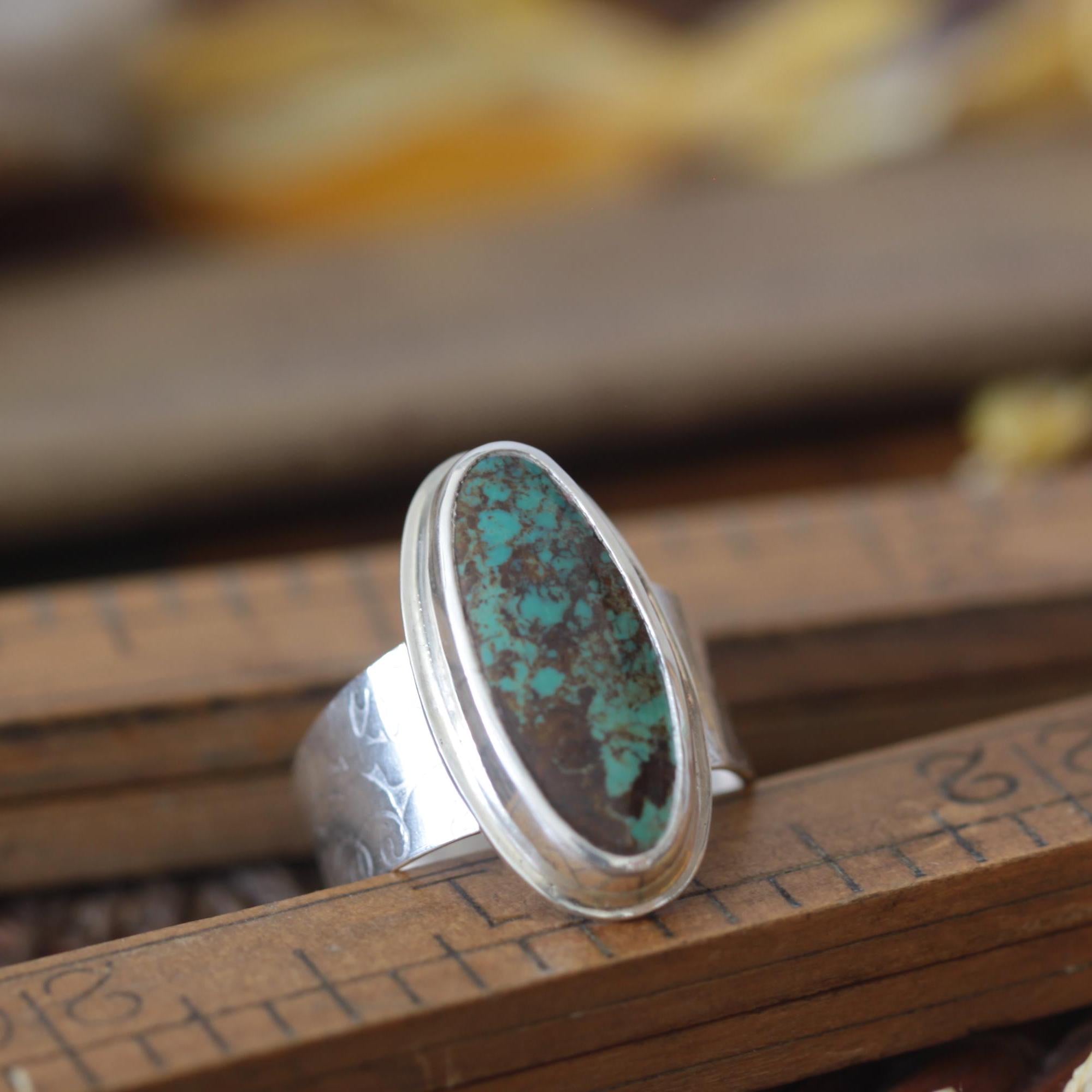 Turquoise popular Ring! size 9/9.5